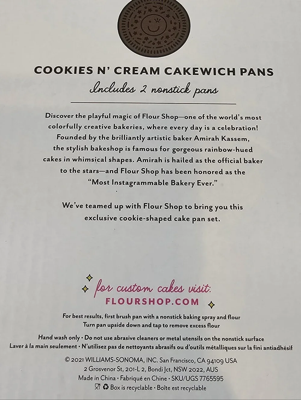 Williams Sonoma new open